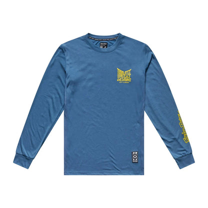 Troy Lee Designs Skyline Long Sleeve Ride Tee - Handlebar - Slate