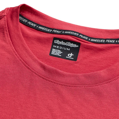 Troy Lee Designs Skyline Short Sleeve Ride Tee - Feathered - Ember Red