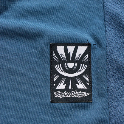 Troy Lee Designs Skyline Short Sleeve Ride Tee - Handlebar - Slate
