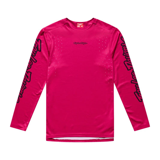Troy Lee Designs Sprint Pro Long Sleeve MTB Jersey - Fuchsia