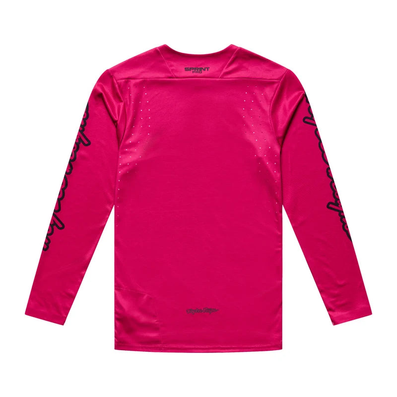 Troy Lee Designs Sprint Pro Long Sleeve MTB Jersey - Fuchsia