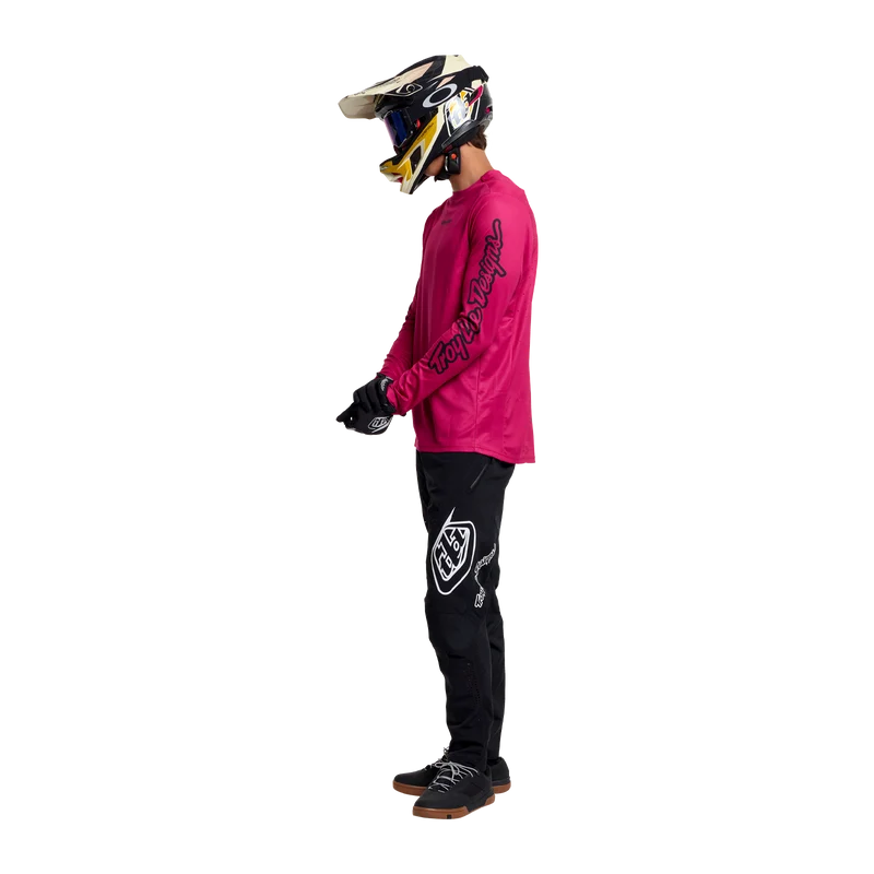 Troy Lee Designs Sprint Pro Long Sleeve MTB Jersey - Fuchsia