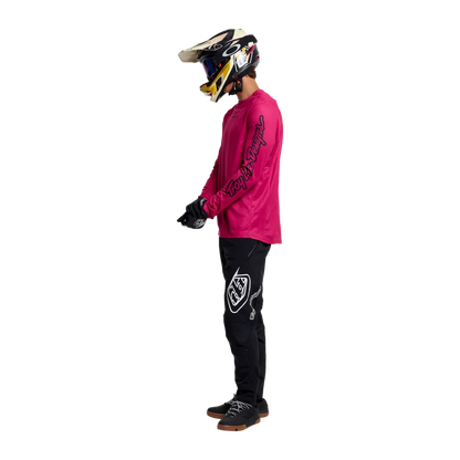 Troy Lee Designs Sprint Pro Long Sleeve MTB Jersey - Fuchsia