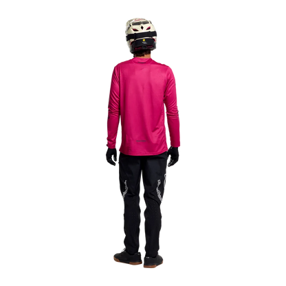 Troy Lee Designs Sprint Pro Long Sleeve MTB Jersey - Fuchsia