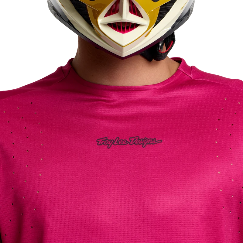 Troy Lee Designs Sprint Pro Long Sleeve MTB Jersey - Fuchsia