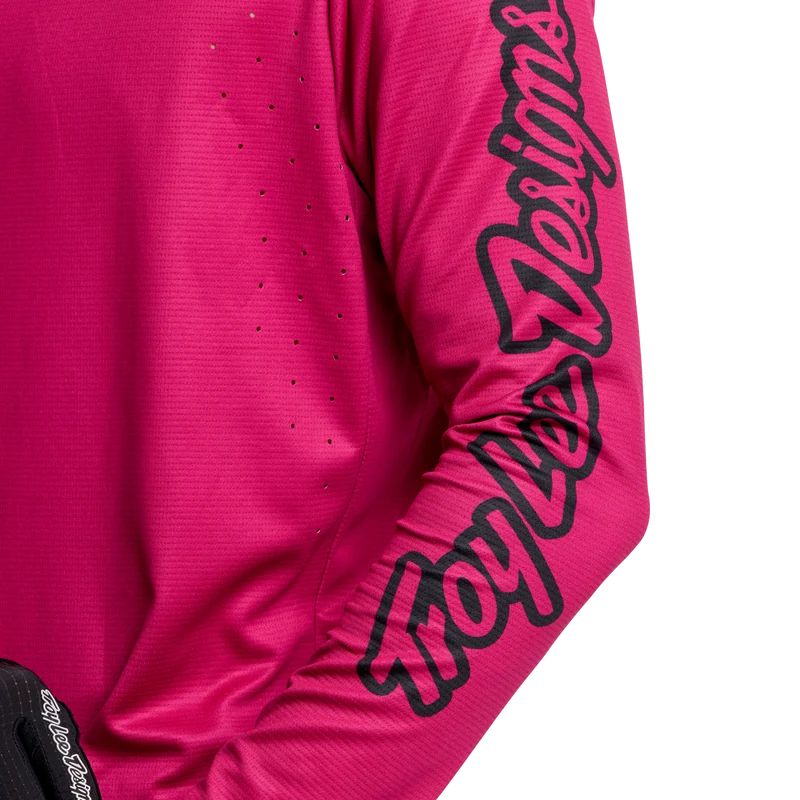 Troy Lee Designs Sprint Pro Long Sleeve MTB Jersey - Fuchsia