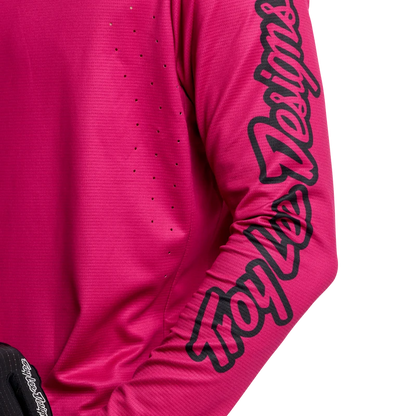 Troy Lee Designs Sprint Pro Long Sleeve MTB Jersey - Fuchsia