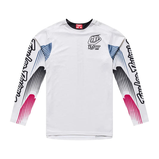 Troy Lee Designs Sprint Pro Long Sleeve MTB Jersey - Turbo - Pumice