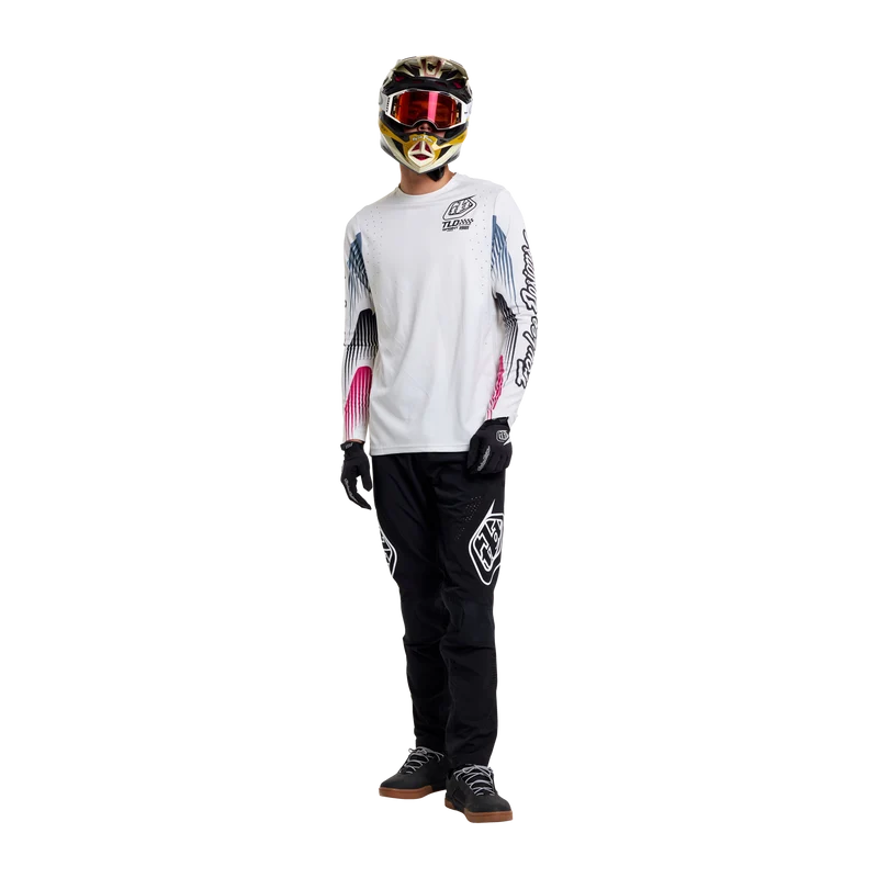 Troy Lee Designs Sprint Pro Long Sleeve MTB Jersey - Turbo - Pumice
