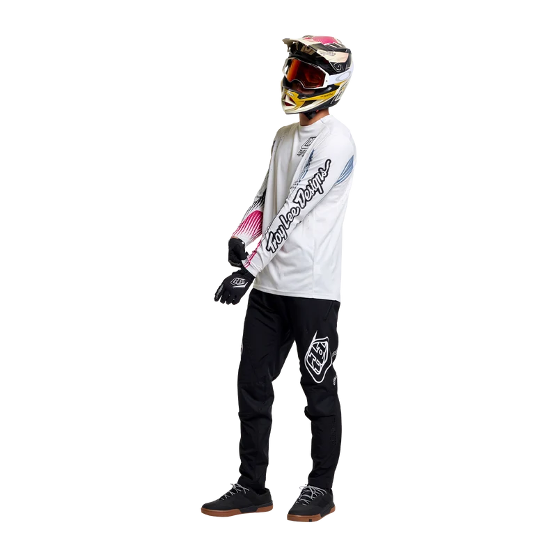 Troy Lee Designs Sprint Pro Long Sleeve MTB Jersey - Turbo - Pumice