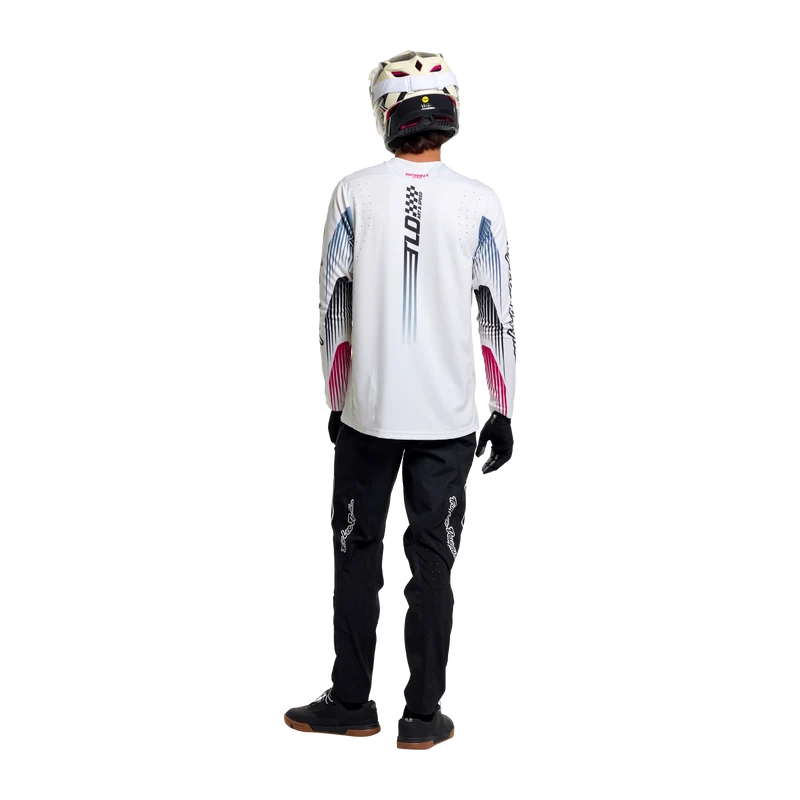 Troy Lee Designs Sprint Pro Long Sleeve MTB Jersey - Turbo - Pumice