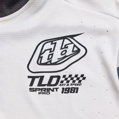 Troy Lee Designs Sprint Pro Long Sleeve MTB Jersey - Turbo - Pumice