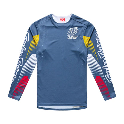Troy Lee Designs Sprint Pro Long Sleeve MTB Jersey - Turbo - Slate