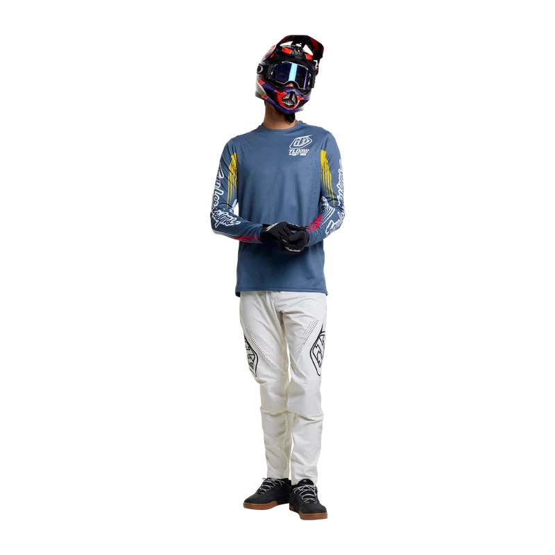 Troy Lee Designs Sprint Pro Long Sleeve MTB Jersey - Turbo - Slate