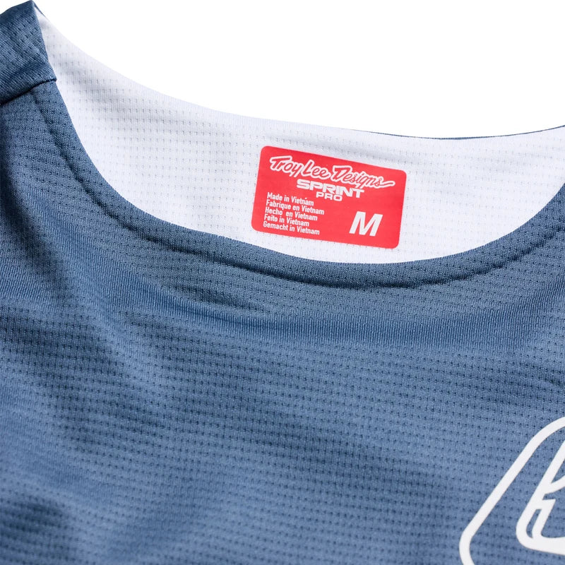 Troy Lee Designs Sprint Pro Long Sleeve MTB Jersey - Turbo - Slate