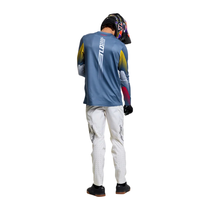 Troy Lee Designs Sprint Pro Long Sleeve MTB Jersey - Turbo - Slate
