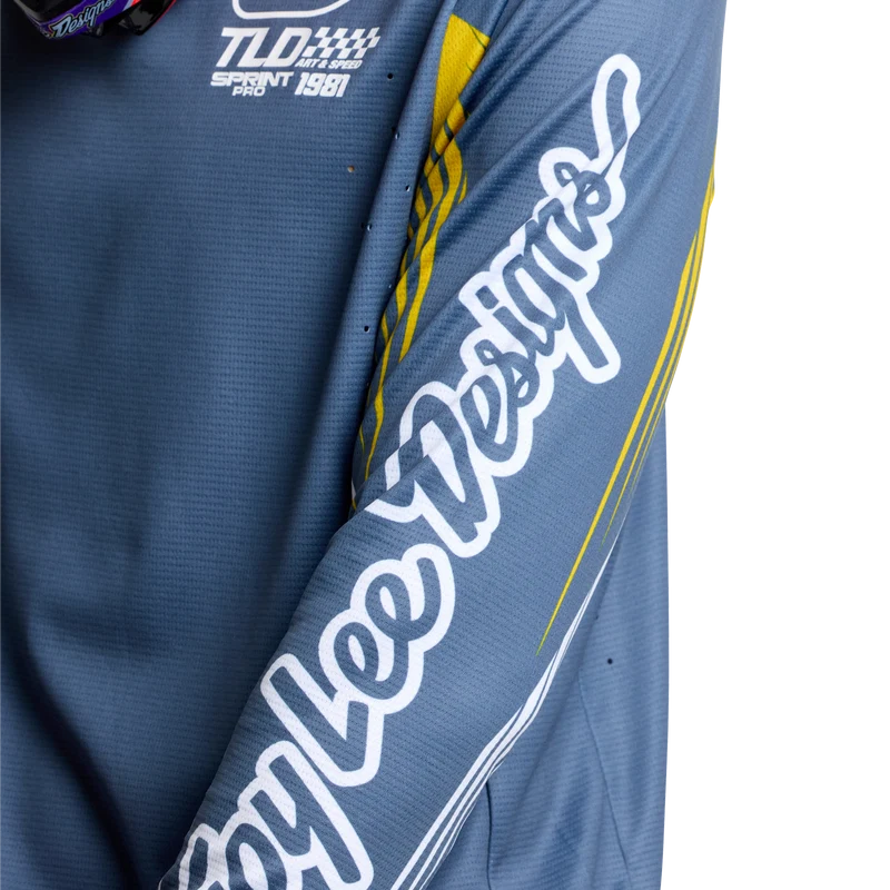 Troy Lee Designs Sprint Pro Long Sleeve MTB Jersey - Turbo - Slate
