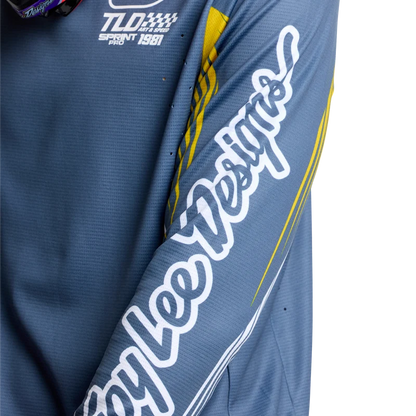 Troy Lee Designs Sprint Pro Long Sleeve MTB Jersey - Turbo - Slate