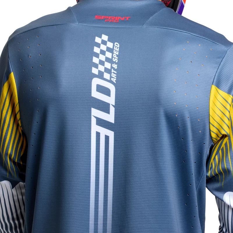Troy Lee Designs Sprint Pro Long Sleeve MTB Jersey - Turbo - Slate