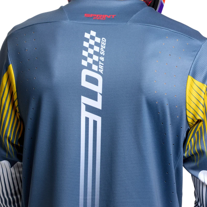 Troy Lee Designs Sprint Pro Long Sleeve MTB Jersey - Turbo - Slate