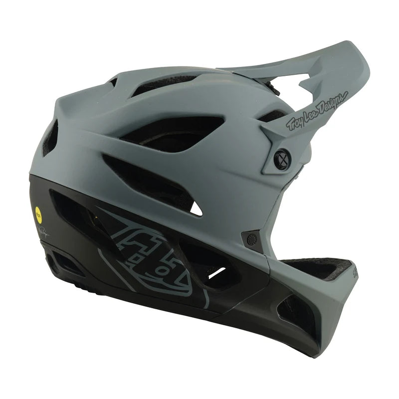Troy Lee Designs Stage Full Face Helmet - Drone - Gray-Charcoal