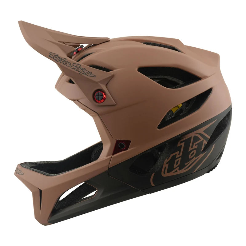 Troy Lee Designs Stage Full Face Helmet - Drone - Sienna-Charcoal