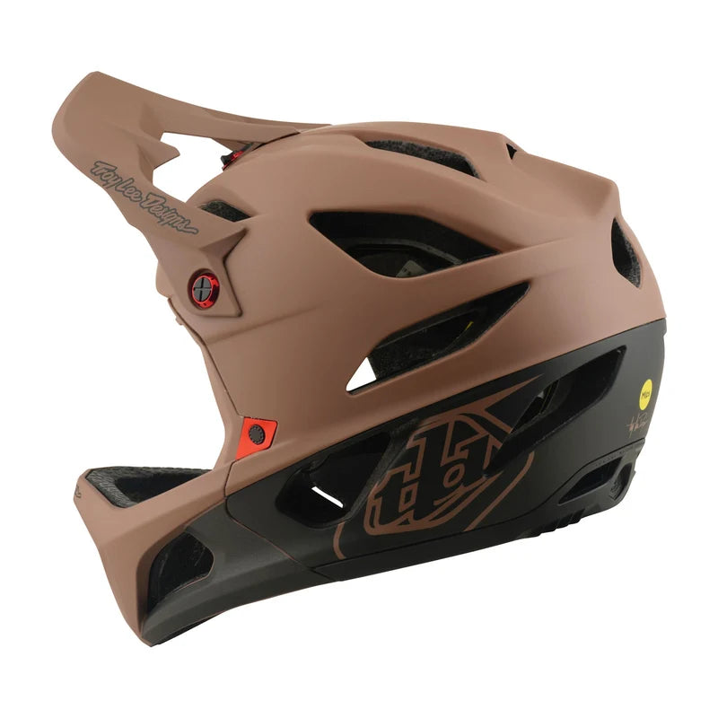 Troy Lee Designs Stage Full Face Helmet - Drone - Sienna-Charcoal