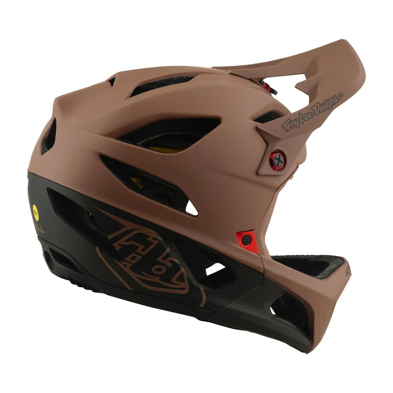 Troy Lee Designs Stage Full Face Helmet - Drone - Sienna-Charcoal