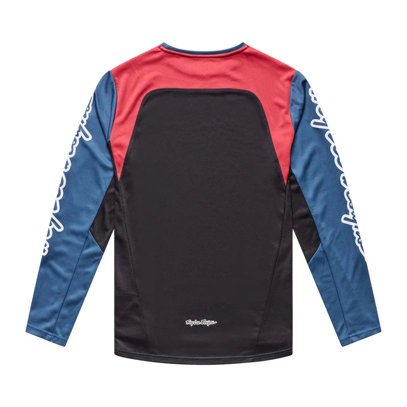 Troy Lee Designs Stage Long Sleeve MTB Jersey - Signature - Slate