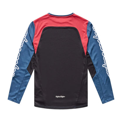Troy Lee Designs Stage Long Sleeve MTB Jersey - Signature - Slate