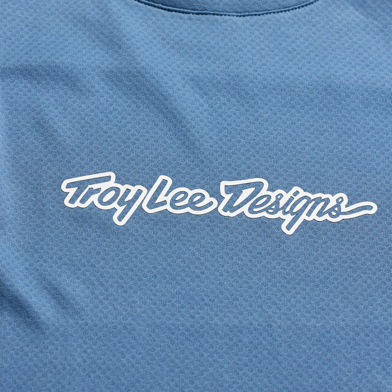 Troy Lee Designs Stage Long Sleeve MTB Jersey - Signature - Slate