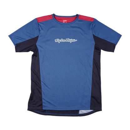 Troy Lee Designs Stage Short Sleeve MTB Jersey - Signature - Slate