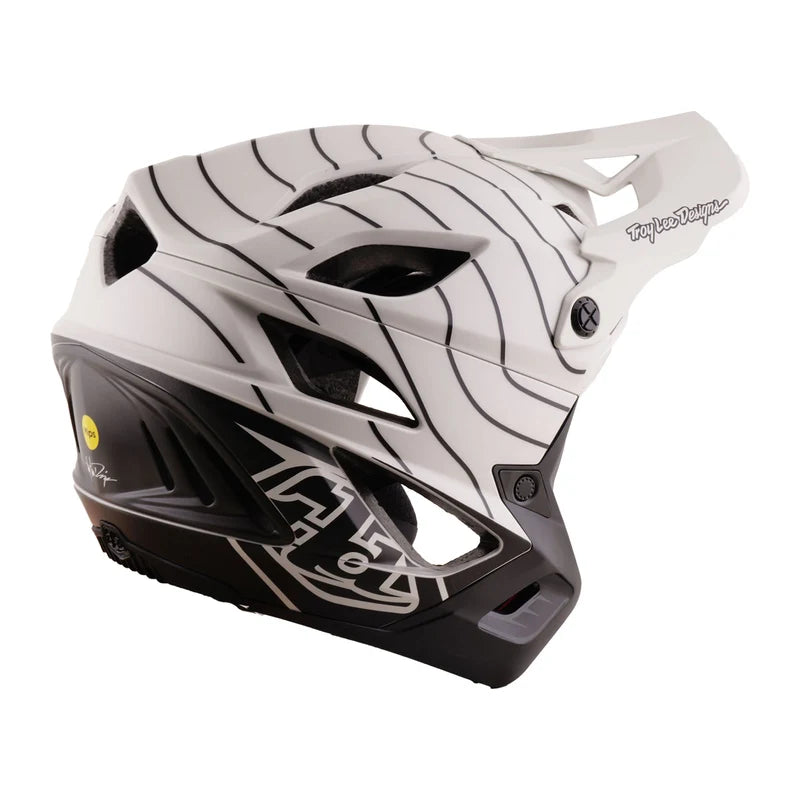 Troy Lee Designs Stage Stunt MIPS MTB Helmet - Airwaves - Pumice