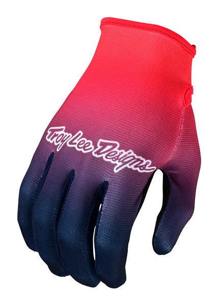 Troy Lee Designs Flowline MTB Glove - Faze - Red-Navy - 2022 Red - Navy Small 