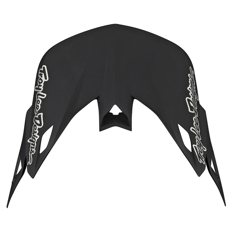 Troy Lee Designs D4 Helmet Replacement Visor - Stealth - Black
