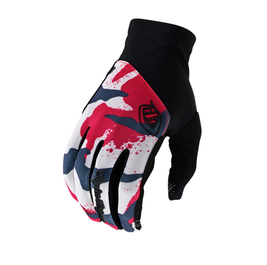 Troy Lee Designs Flowline MTB Glove - Camo - Berry