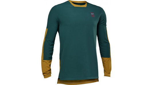 Fox Racing Defend Thermal Long Sleeve Jersey - Emerald - 2022 Emerald Small 