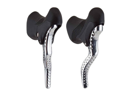 TRP RRL SR Brake Levers Silver - Black Hoods  