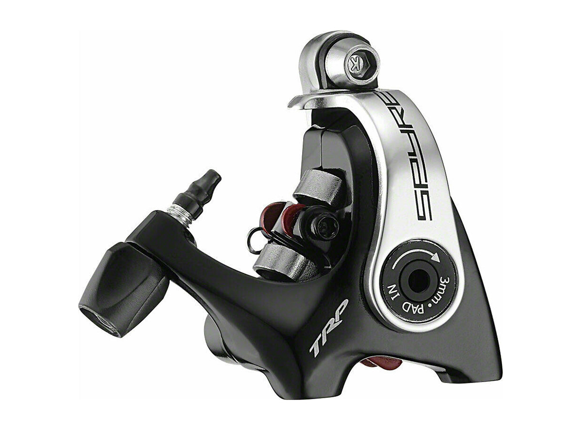 TRP Spyre Flat Mount Mechanical Brake Black Caliper Only - No hardware 
