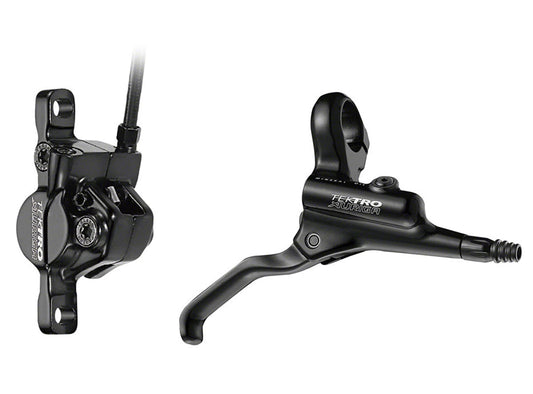 Tektro Auriga HD-M290 MTB Disc Brake and Lever - Rear - Black Black Hydro - Post Mount 