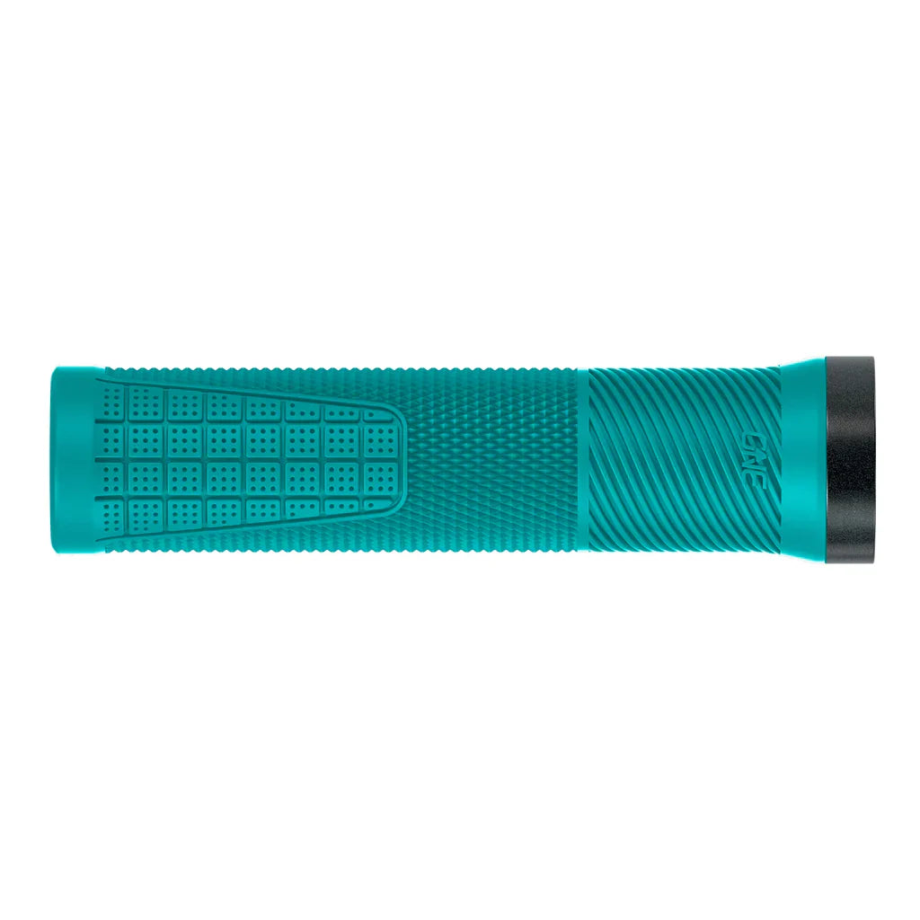 OneUp Thin Lock-On MTB Grips - Turquoise