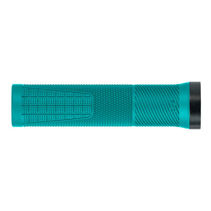 OneUp Thin Lock-On MTB Grips - Turquoise