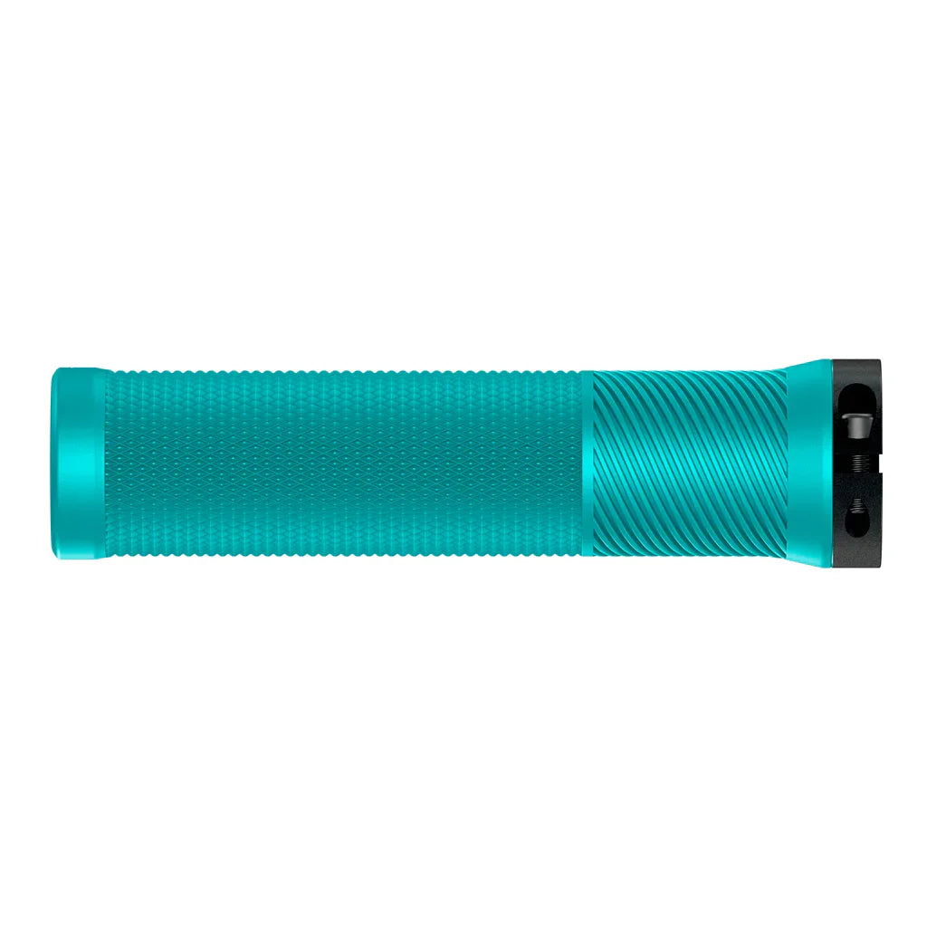 OneUp Thin Lock-On MTB Grips - Turquoise