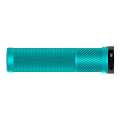 OneUp Thin Lock-On MTB Grips - Turquoise