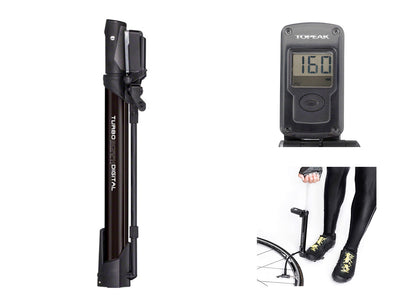 Topeak Turbo Morph Digital Pump Black Presta / Schrader 