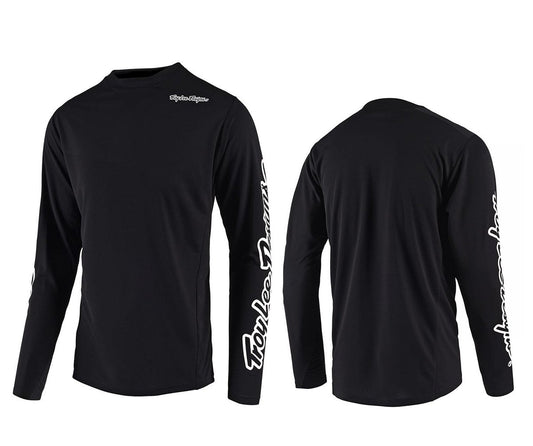 Troy Lee Designs Sprint Long Sleeve MTB Jersey - Black Black Small 
