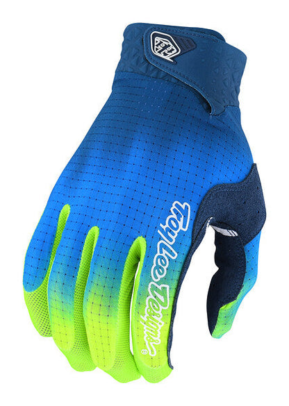 Troy Lee Designs Air MTB Glove - Jet Fuel - Navy-Yellow - 2022 Navy - Yellow Small 