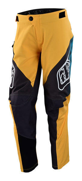 Troy Lee Designs Sprint Pant - Youth - Jet Fuel - Golden - 2022 Golden 18" 