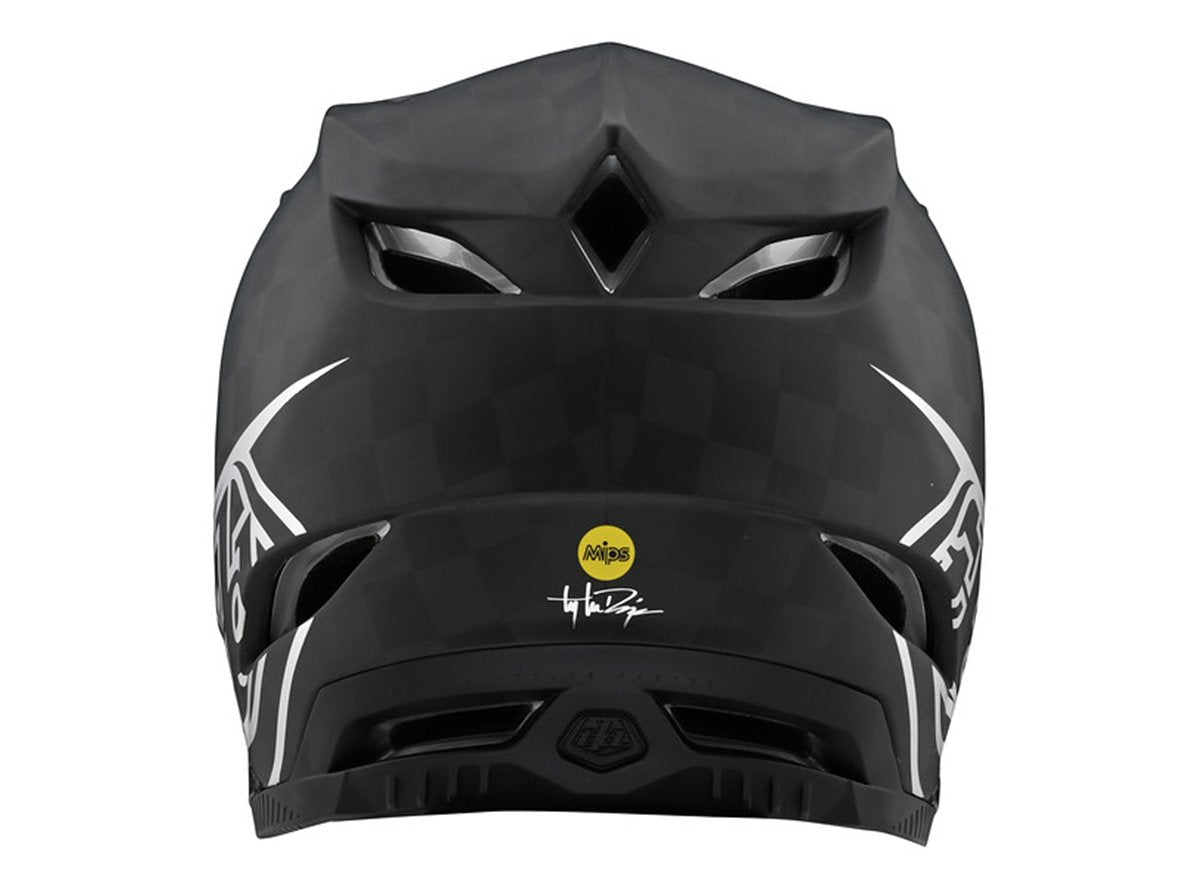Troy Lee Designs D4 Carbon Full Face Helmet - Stealth - Black-Silver