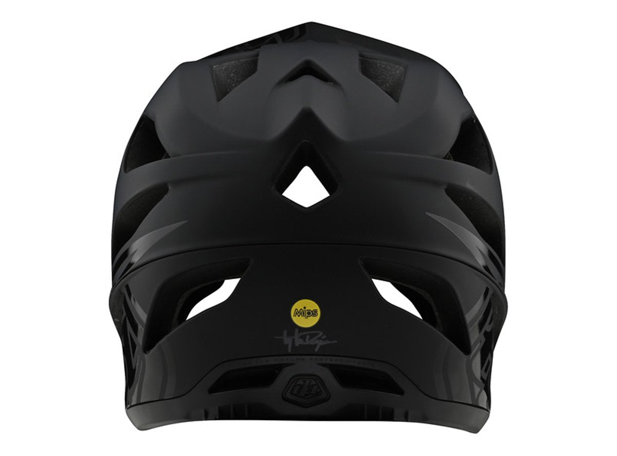 Troy Lee Designs Stage Full Face Helmet with MIPS - Stealth - Midnight-Black